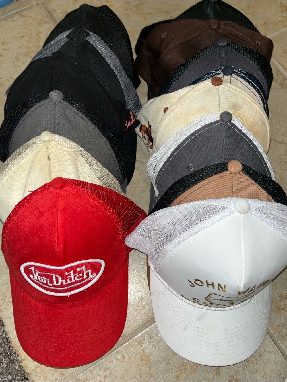 Trucker Cap Set of 14  -country style all different